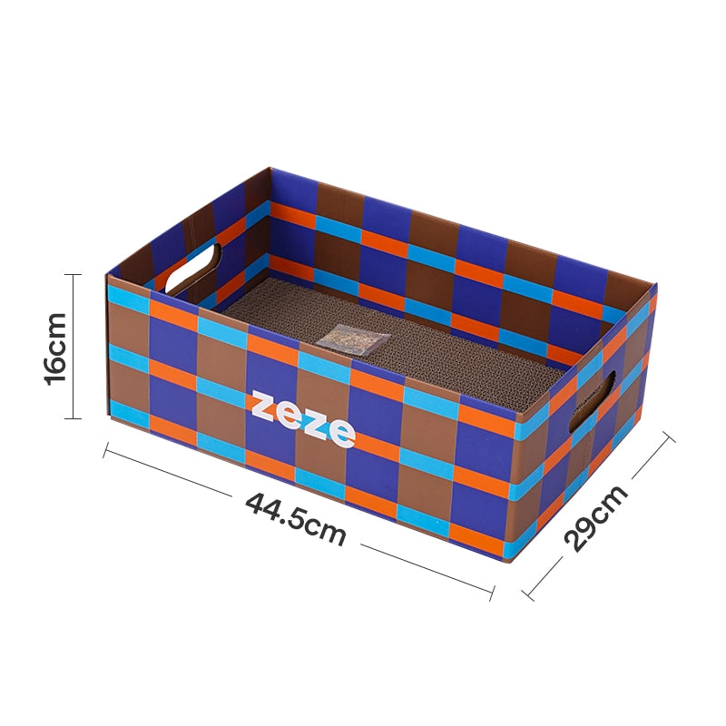 2-in-1 Cat Scratching Box & Storage Furniture