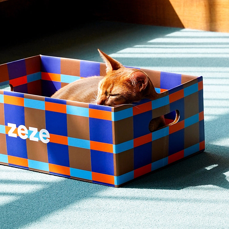2-in-1 Cat Scratching Box & Storage Furniture