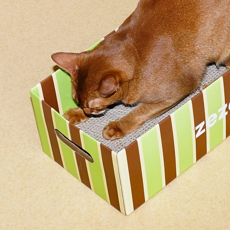 2-in-1 Cat Scratching Box & Storage Furniture
