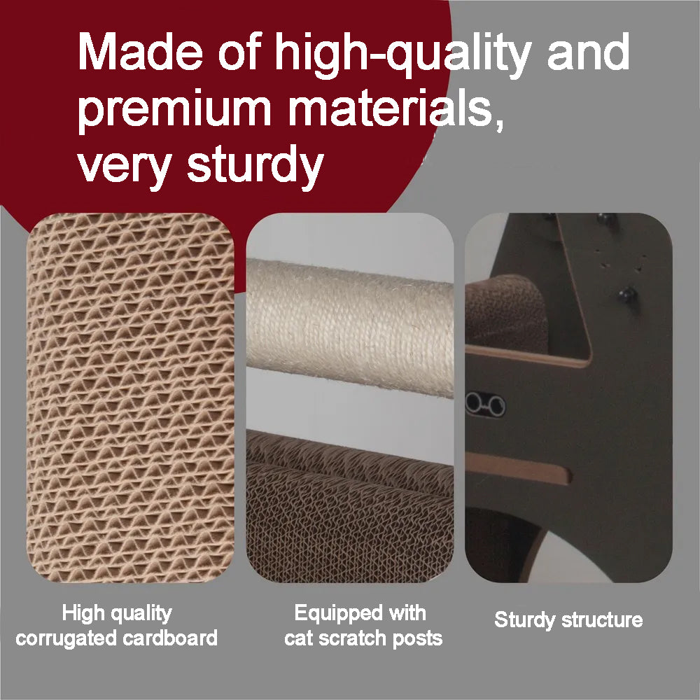 Dual-Purpose Cat Scratching Board Features