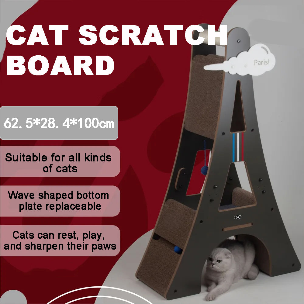 Dual-Purpose Cat Scratching Board Features