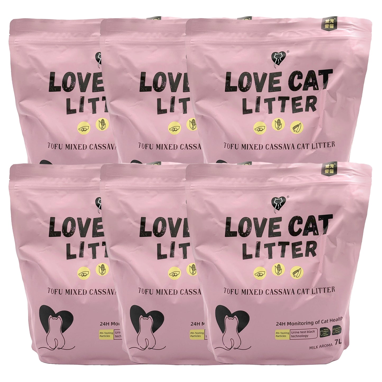 Tofu Cassava Cat Litter-Milk Aroma
