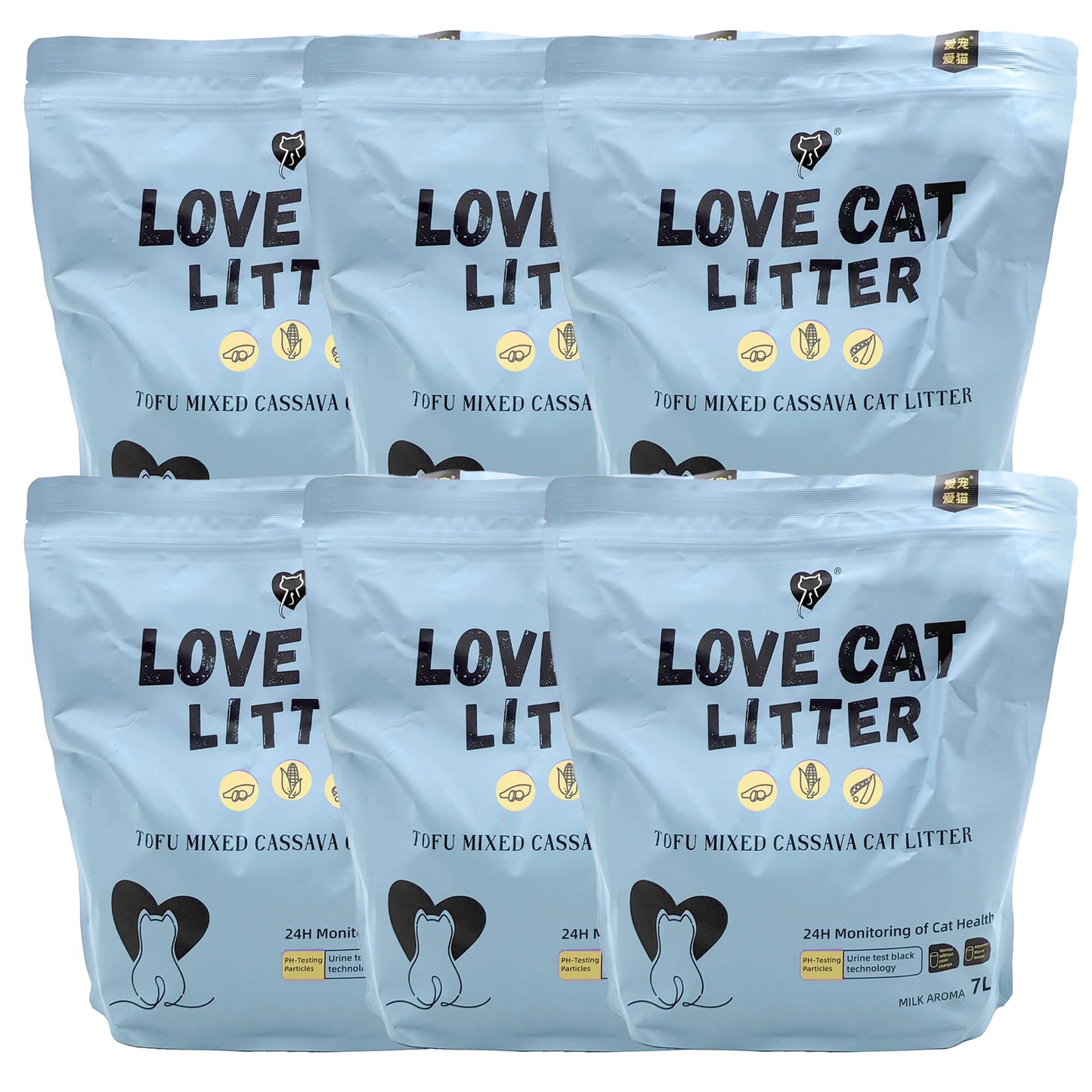 Tofu Cassava Cat Litter-Sea Breeze