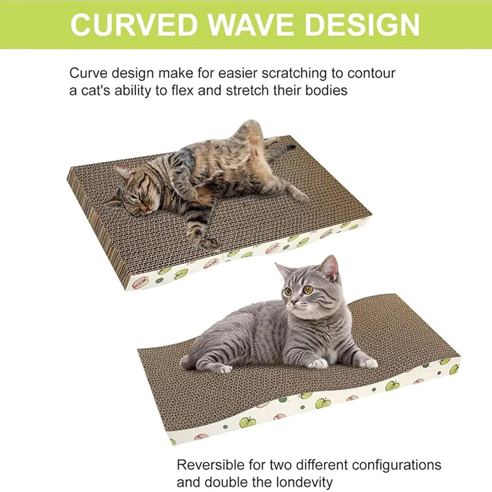 Double-Sided Cat Scratcher Features