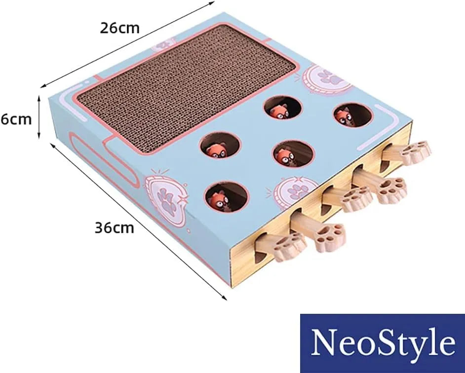 Tri-Mode Cat Scratcher Toy size