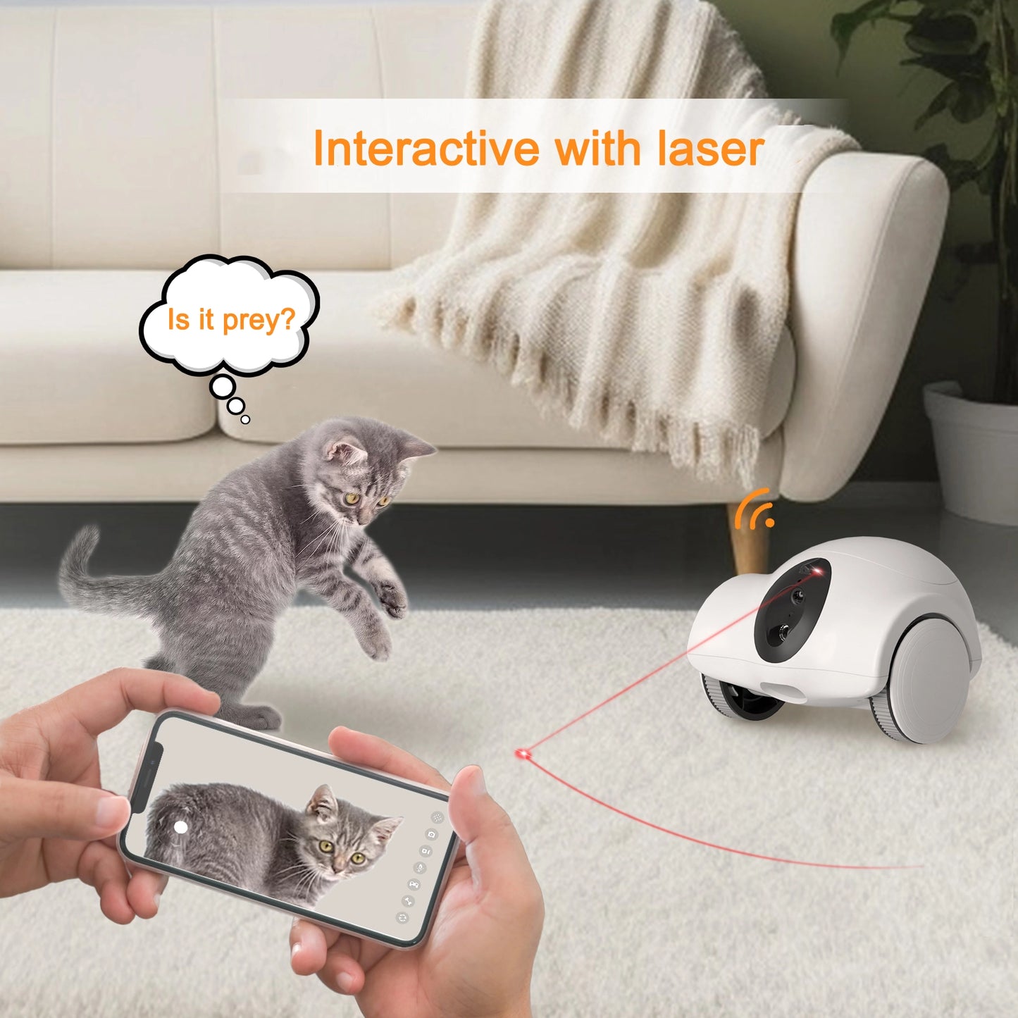 1080P Movable Pet Robot