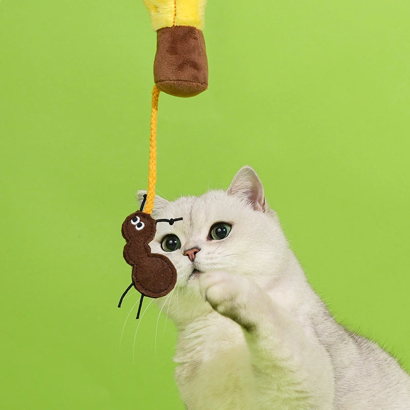2-in-1 Cat Toy Pillow