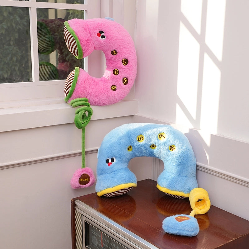 2-in-1 Cat Toy Pillow
