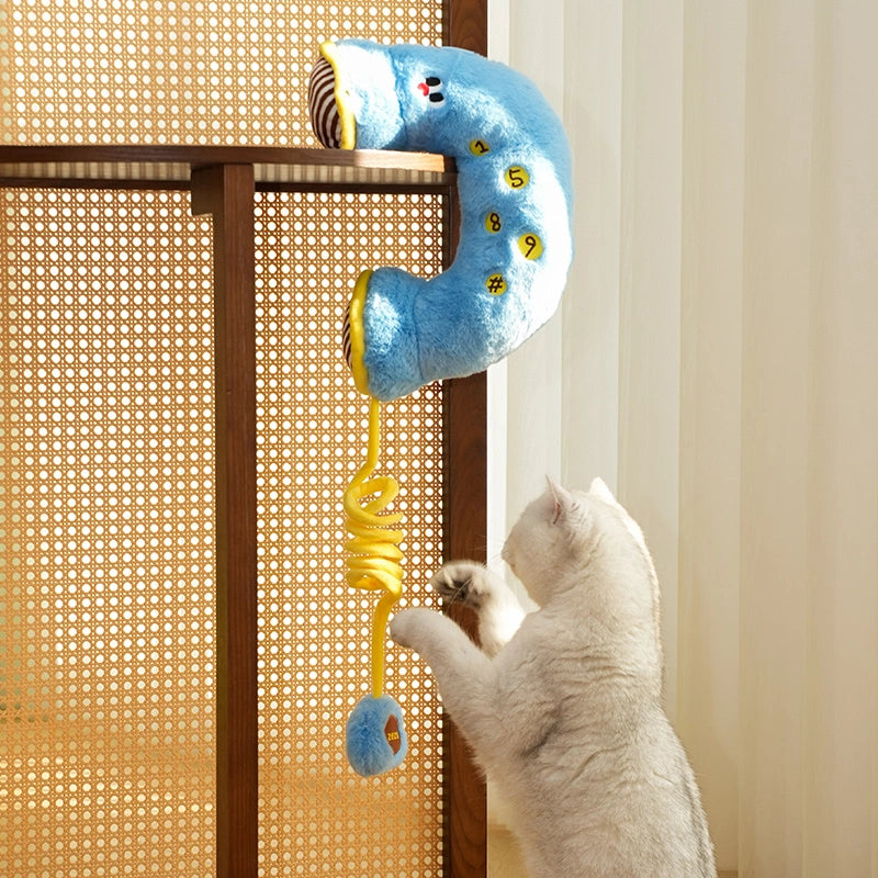 2-in-1 Cat Toy Pillow