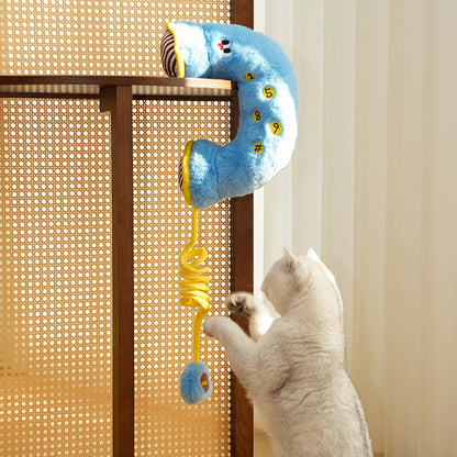 2-in-1 Cat Toy Pillow