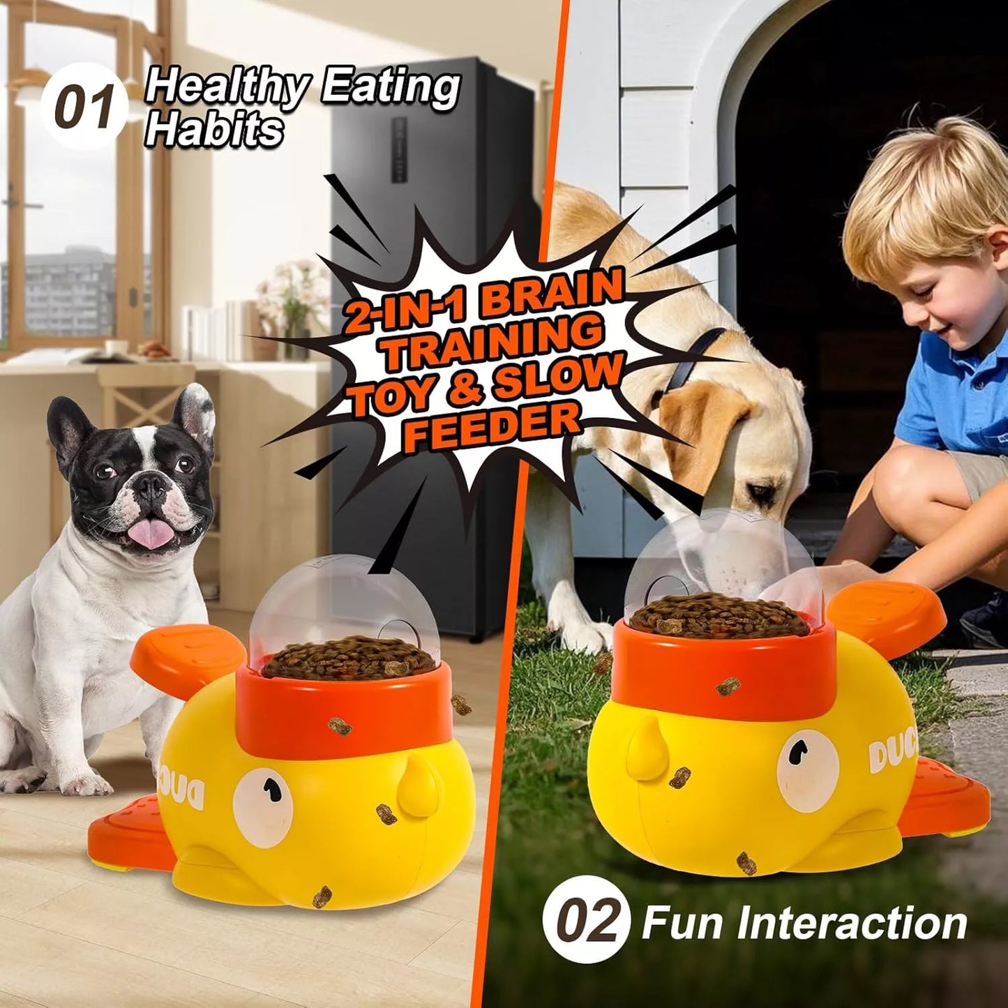 Interactive Treat Dispenser Toy