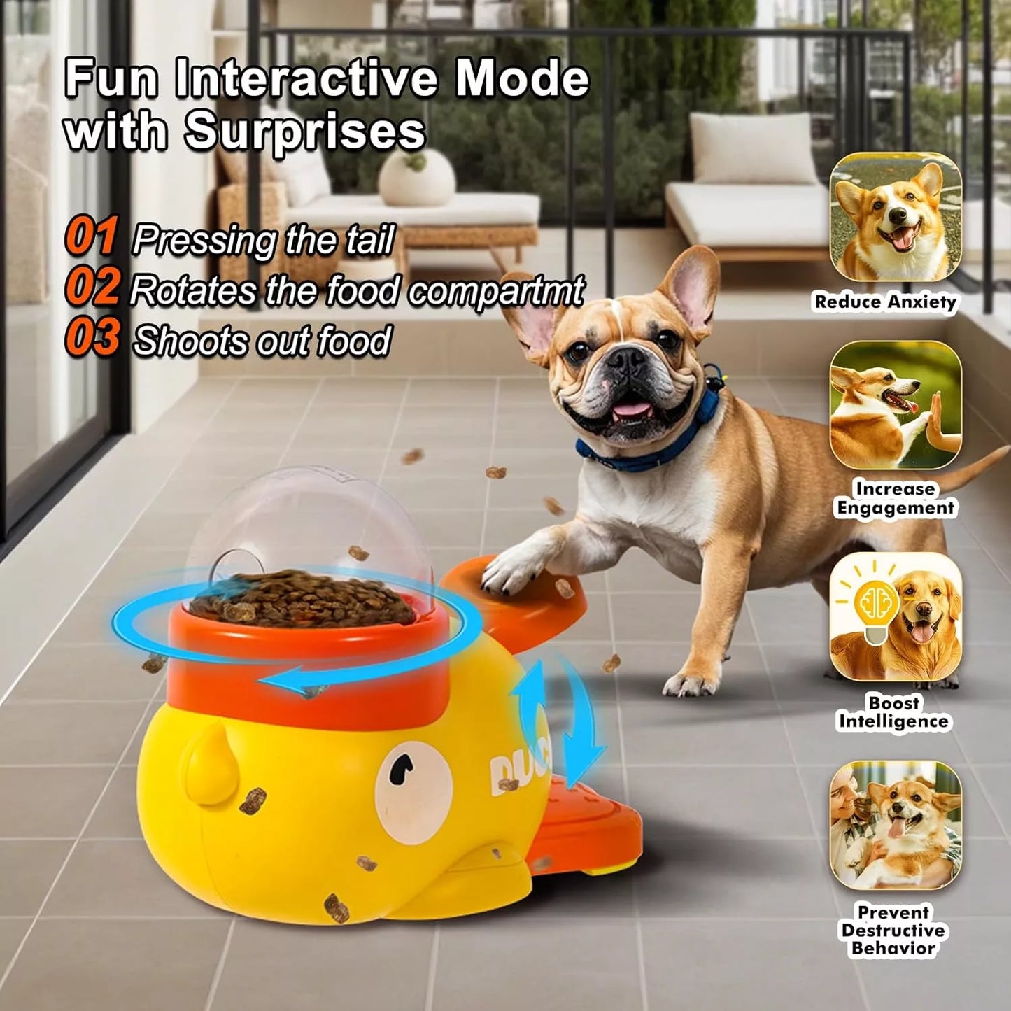 Interactive Treat Dispenser Toy