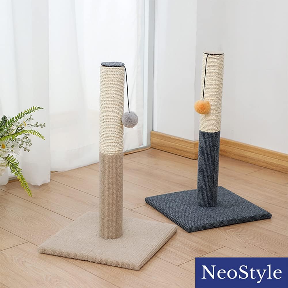 Cat Scratching Post | High-Quality Sisal Rope & Sturdy Plush Ball