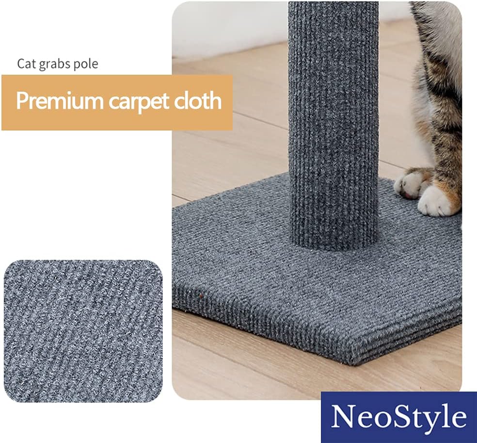 Cat Scratching Post | High-Quality Sisal Rope & Sturdy Plush Ball