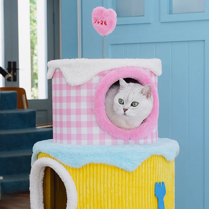 3-Layer Birthday Cake Cat Tree
