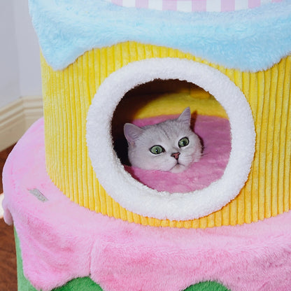 3-Layer Birthday Cake Cat Tree