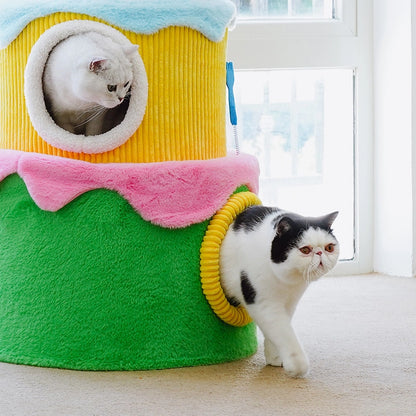 3-Layer Birthday Cake Cat Tree