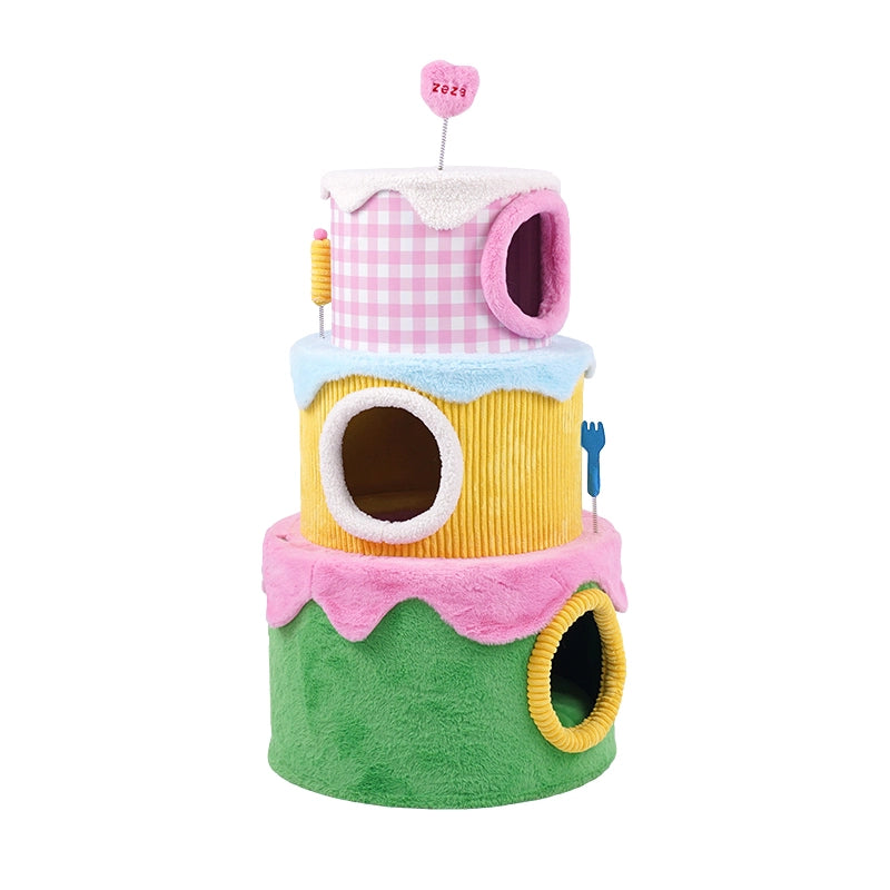 3-Layer Birthday Cake Cat Tree