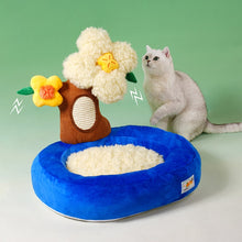 Plant Cat Bed & Scratcher 2-in-1