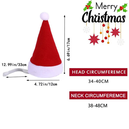 Christmas Pet Red Hat