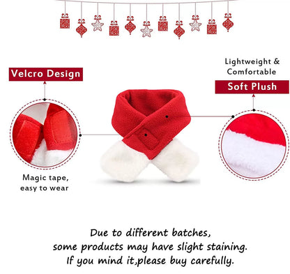 Christmas Pet Red Scarf