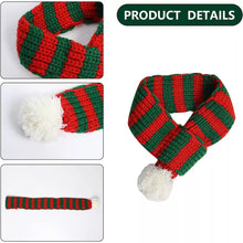Christmas Pet Red and Green Scarf