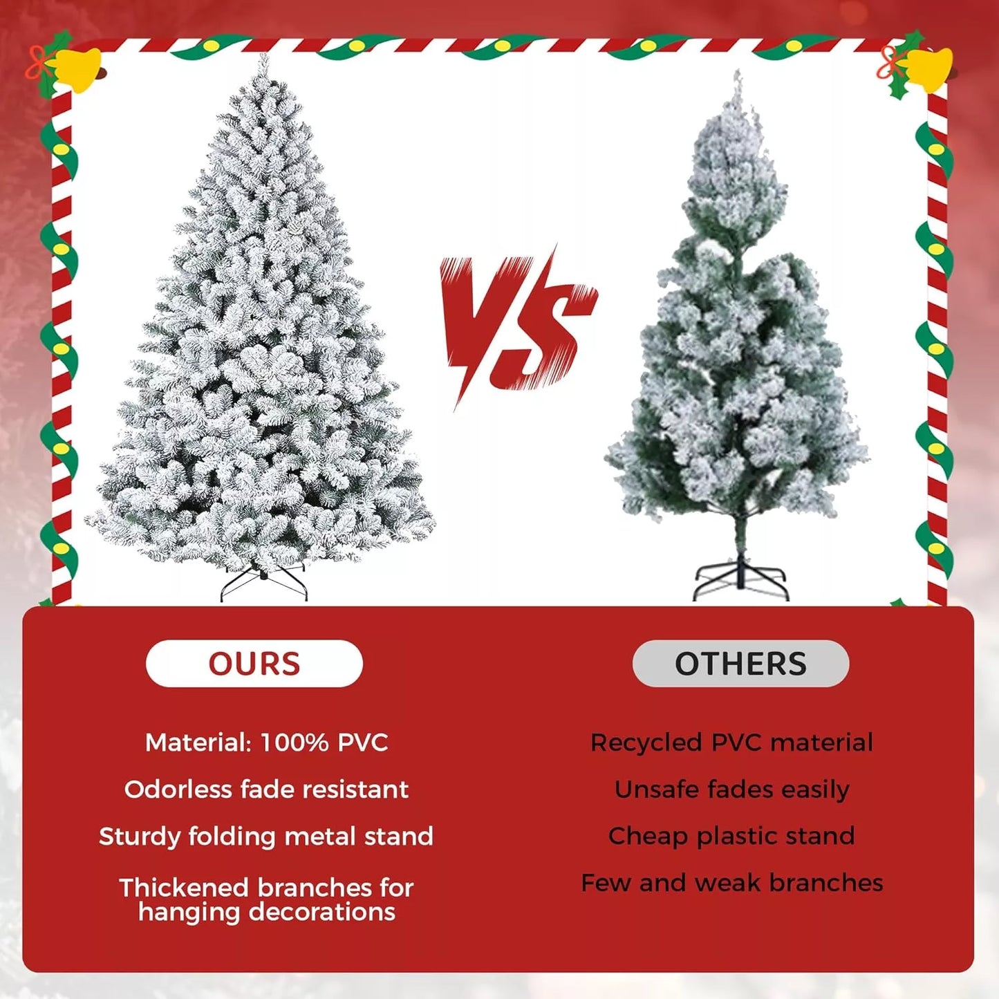 Snow Christmas Tree - 240CM