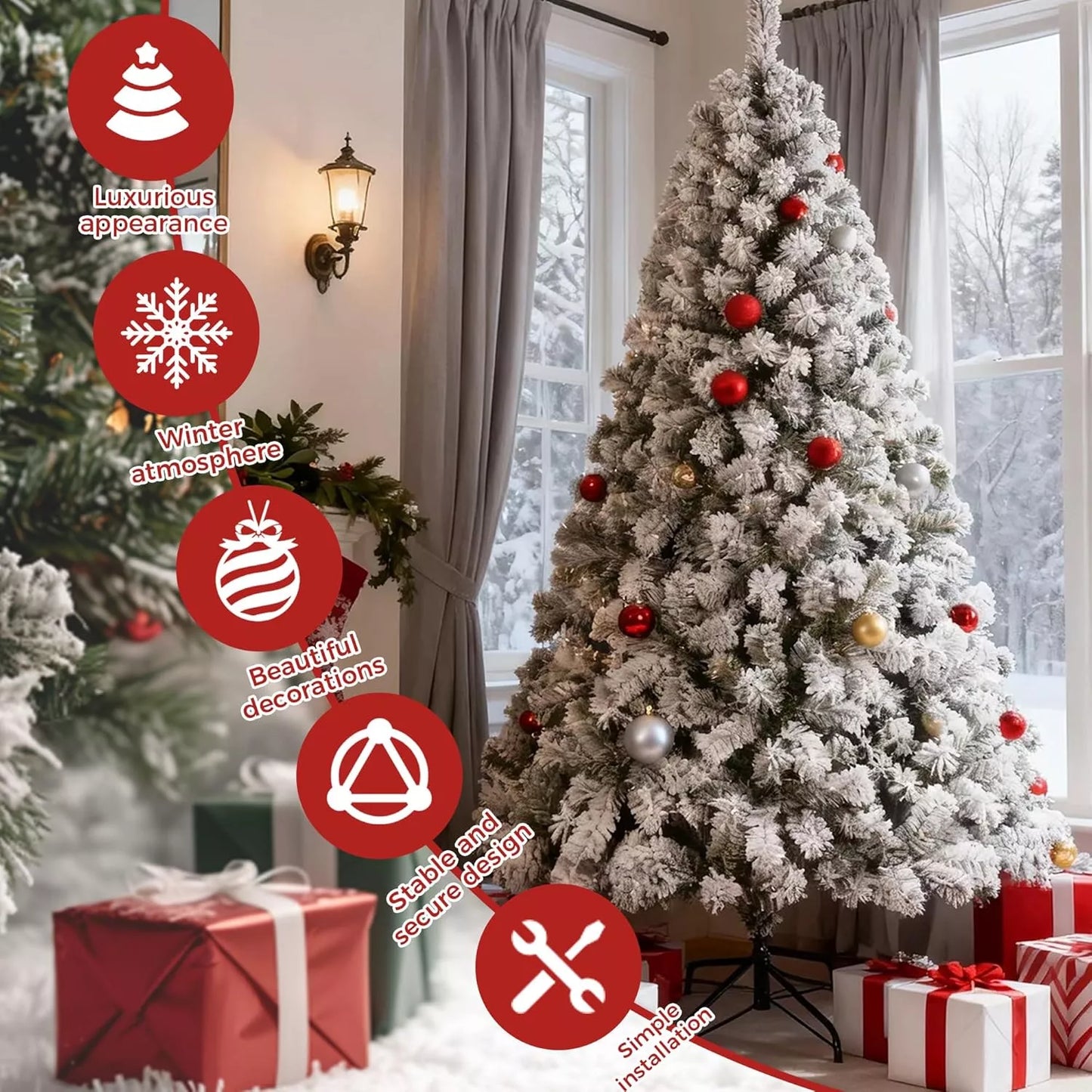 Snow Christmas Tree - 240CM