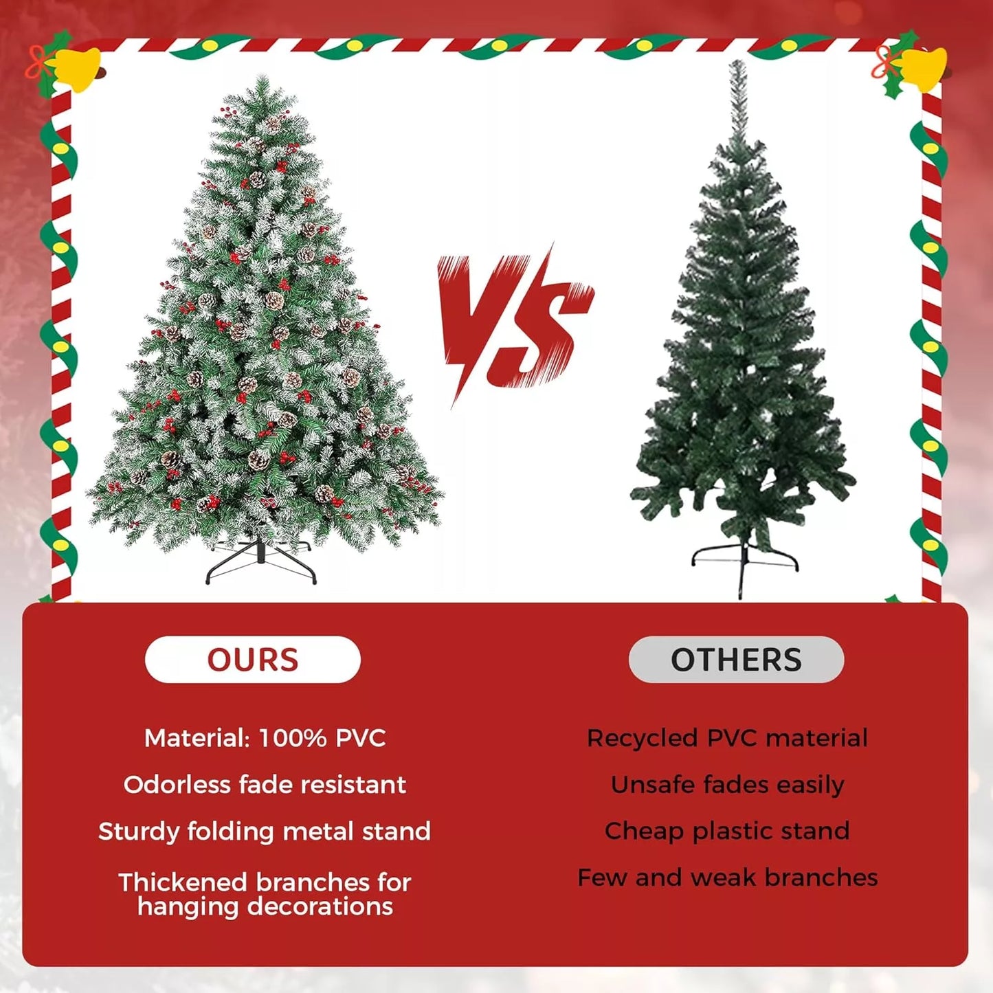 Pinecone Christmas Tree - 210CM