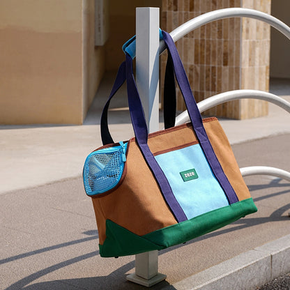 Color-Block Pet Tote Carrier