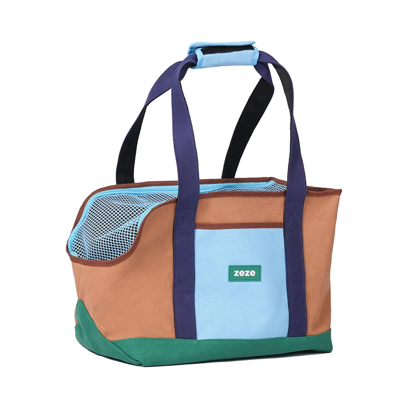 Color-Block Pet Tote Carrier