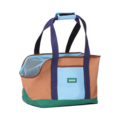 Color-Block Pet Tote Carrier