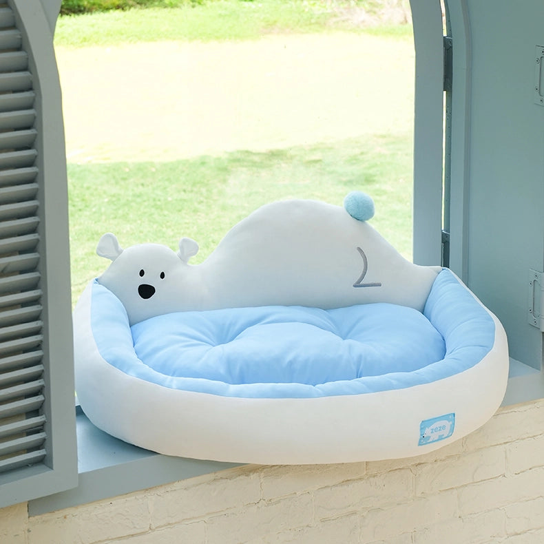 Polar Bear Pet Cooling Bed