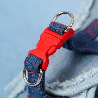 Denim Dog Harness