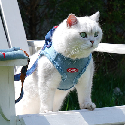 Denim Dog Harness