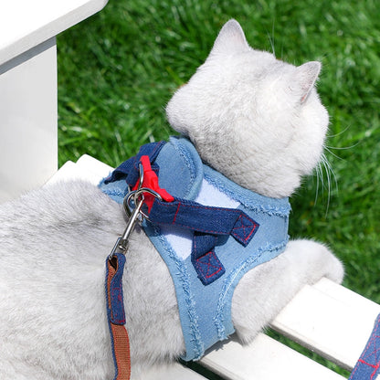 Denim Dog Harness