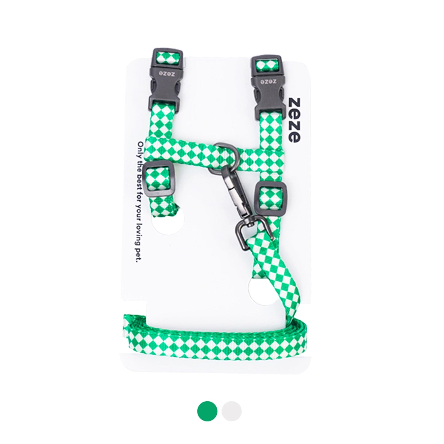 Plaid H-Harness Pet Leash