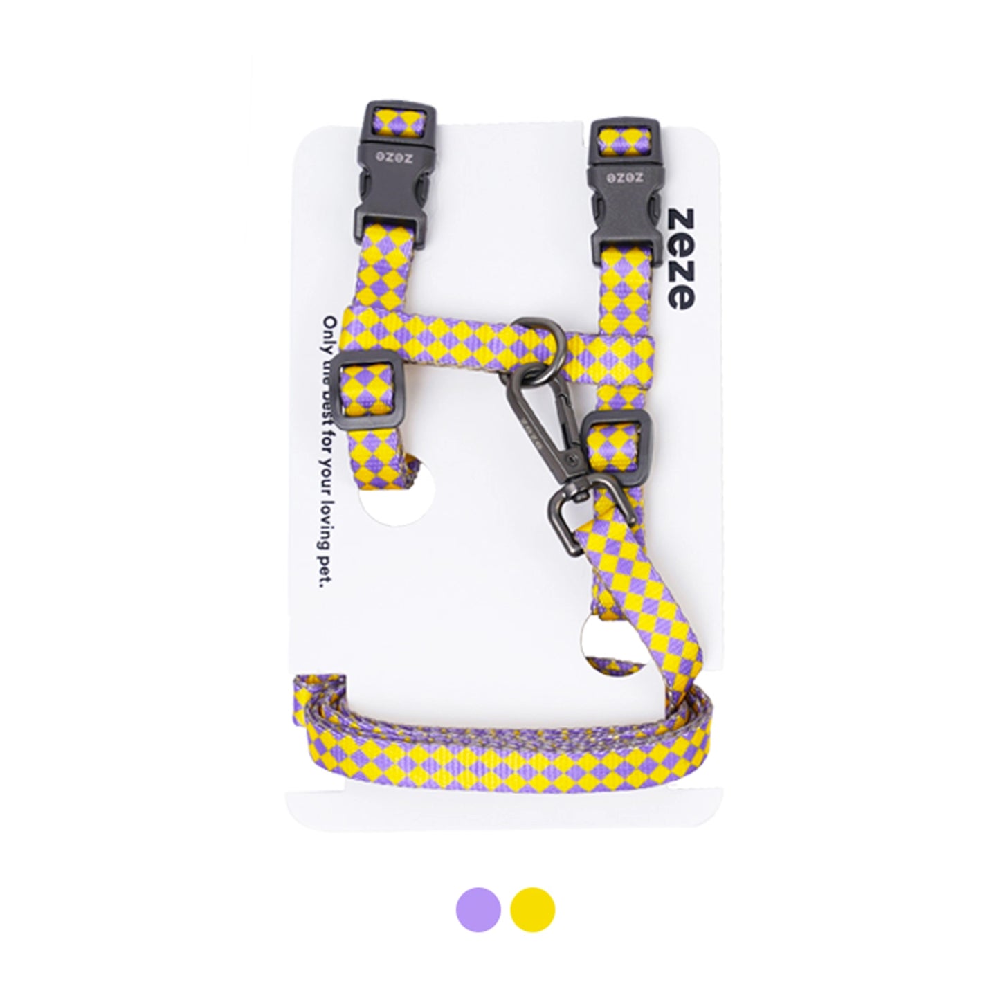 Plaid H-Harness Pet Leash