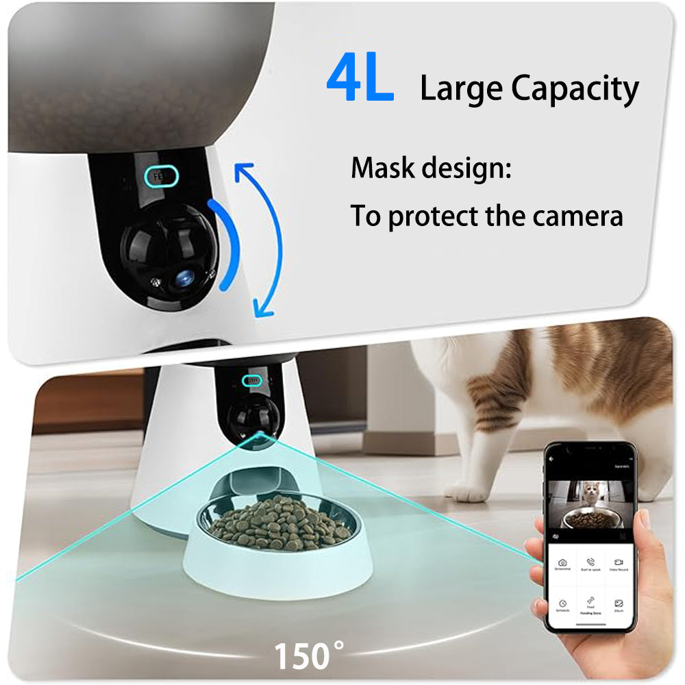 HD Camera Pet Feeder Instructions
