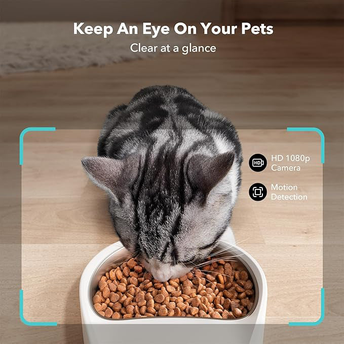 HD Camera Pet Feeder Features