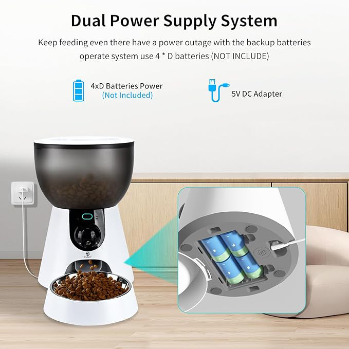 HD Camera Pet Feeder Features