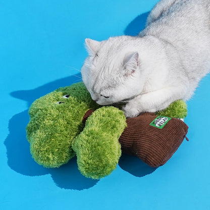 Green Pine Cat Catnip Toy