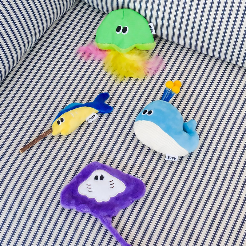 4Pcs Cat Chew Toy Set