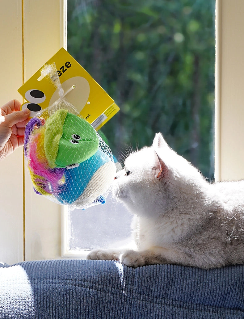 4Pcs Cat Chew Toy Set