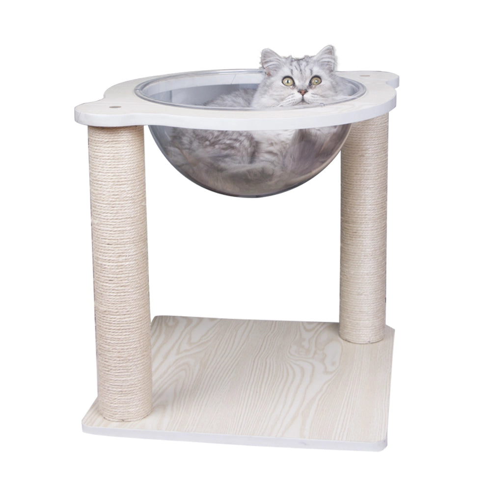 Interactive Cat Scratching Post Nest | Natural Sisal & Sturdy 4-in-1 Set