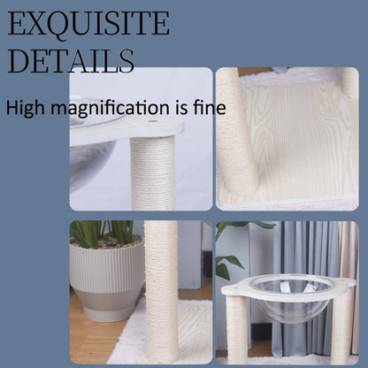 Interactive Cat Scratching Post Nest | Natural Sisal & Sturdy 4-in-1 Set