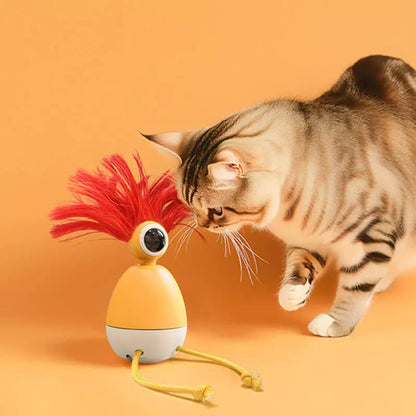 Automatic LED Spinning Cat Toy
