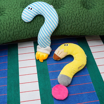 Question Mark Plush Filling Pet Toy