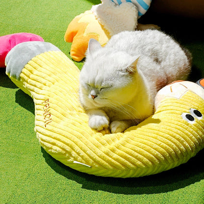 Question Mark Plush Filling Pet Toy