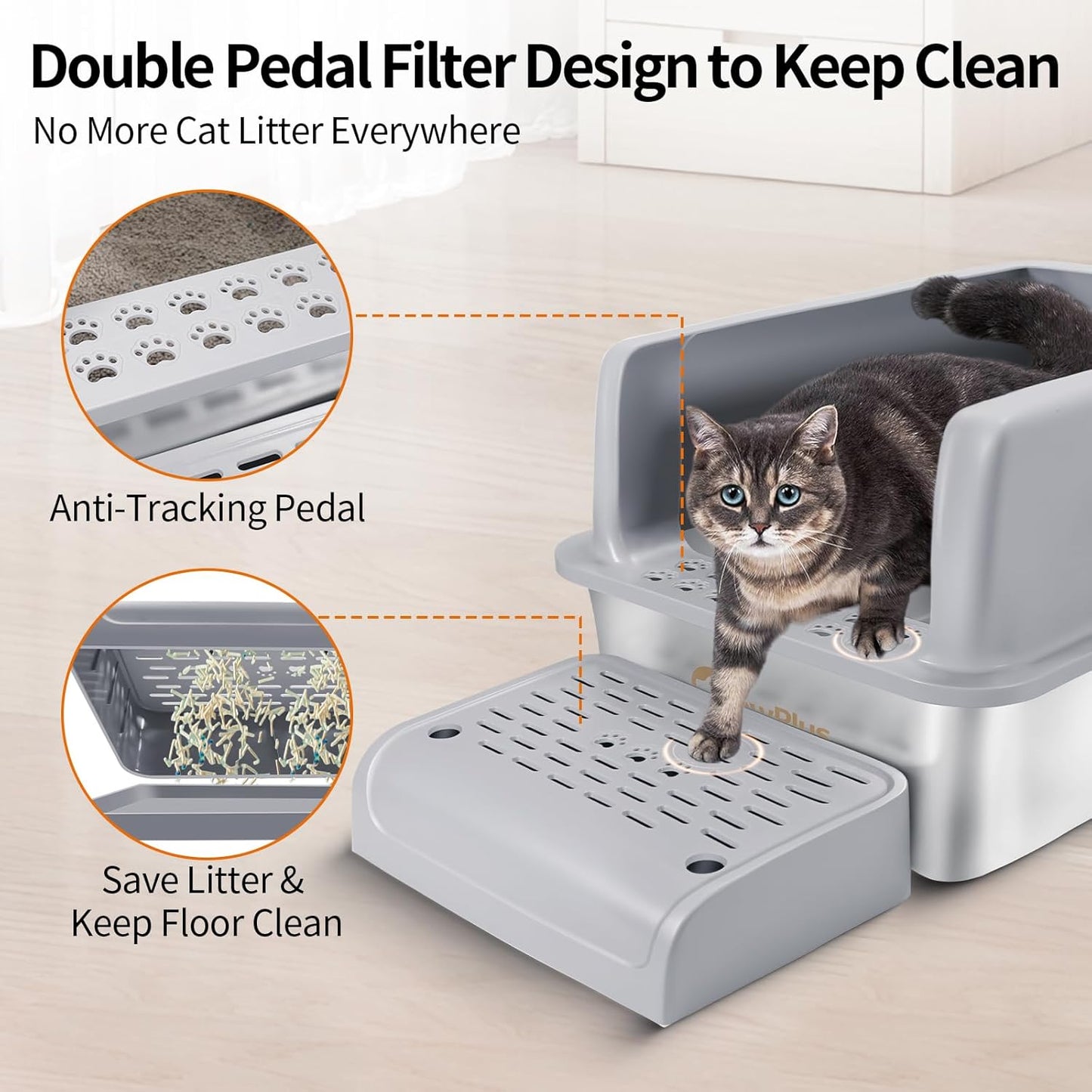 Double Pedal Filter Design to Keep Clean